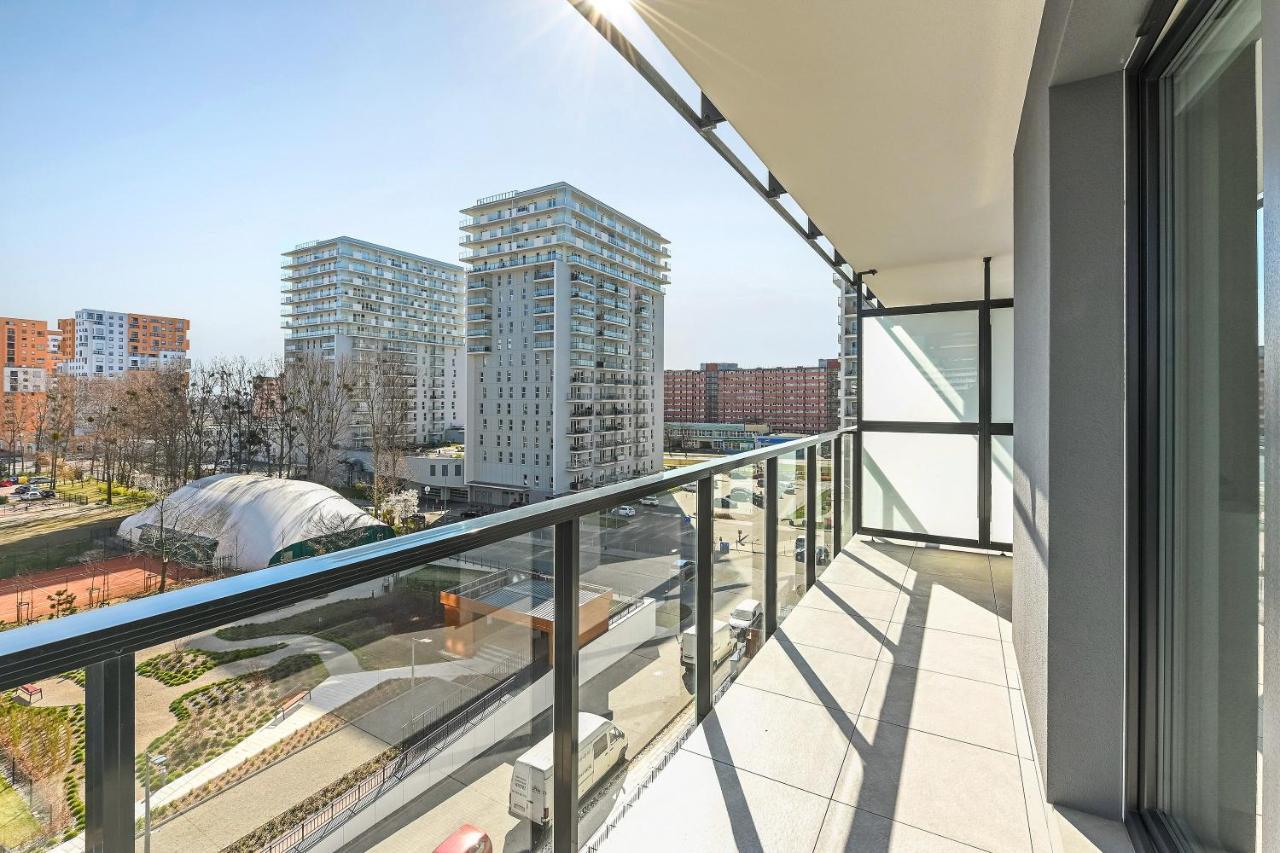 Apartament Nadmorskie Spektrum & Parking Gdańsk Buitenkant foto