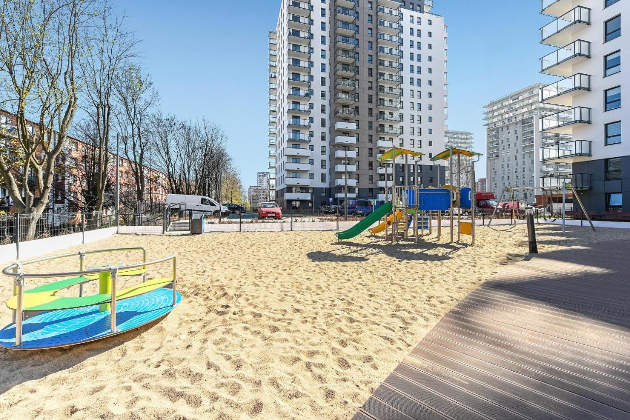 Apartament Nadmorskie Spektrum & Parking Gdańsk Buitenkant foto