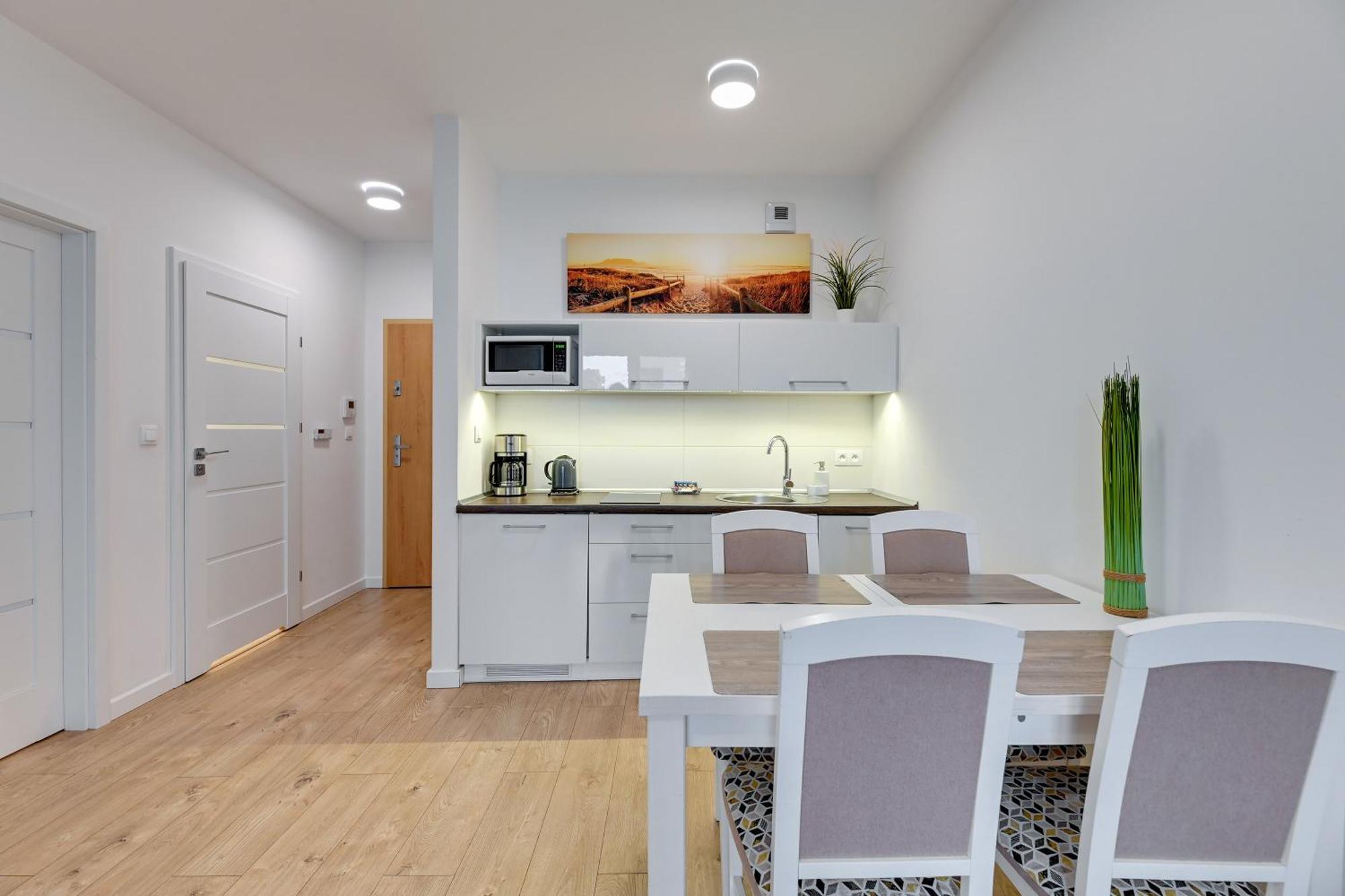 Apartament Nadmorskie Spektrum & Parking Gdańsk Buitenkant foto