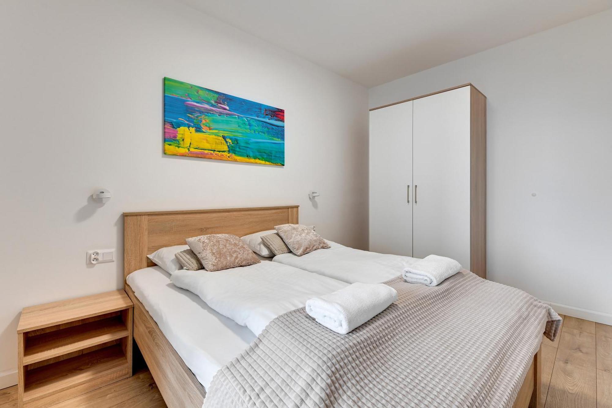 Apartament Nadmorskie Spektrum & Parking Gdańsk Buitenkant foto