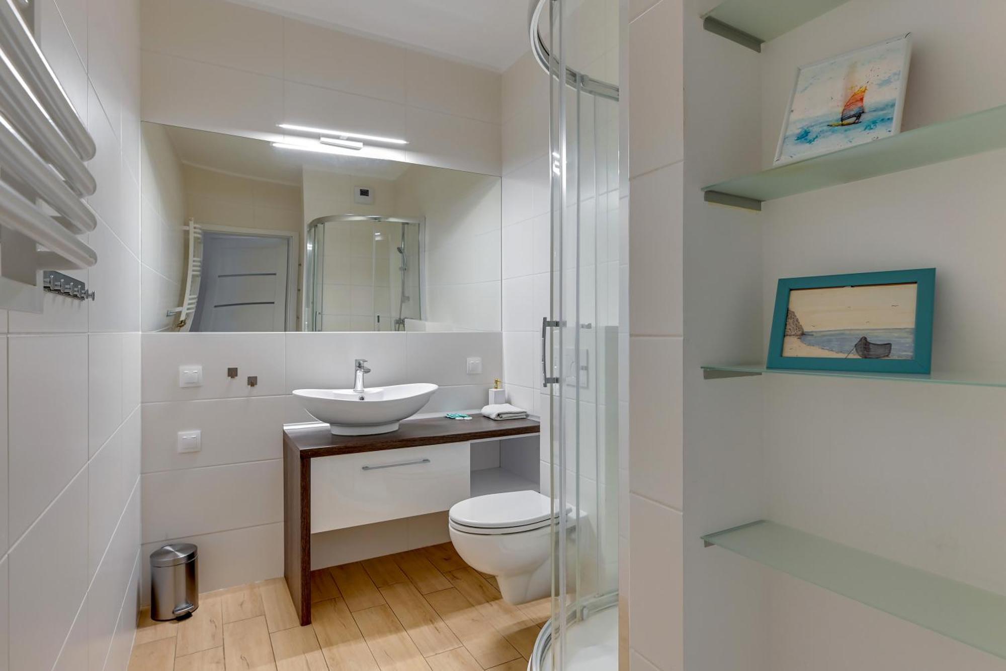 Apartament Nadmorskie Spektrum & Parking Gdańsk Buitenkant foto